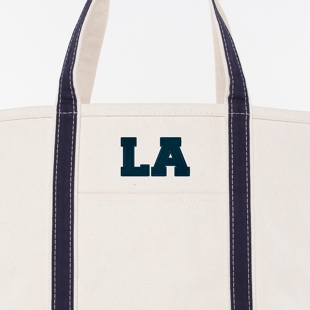 Navy Large Classic Tote - LA