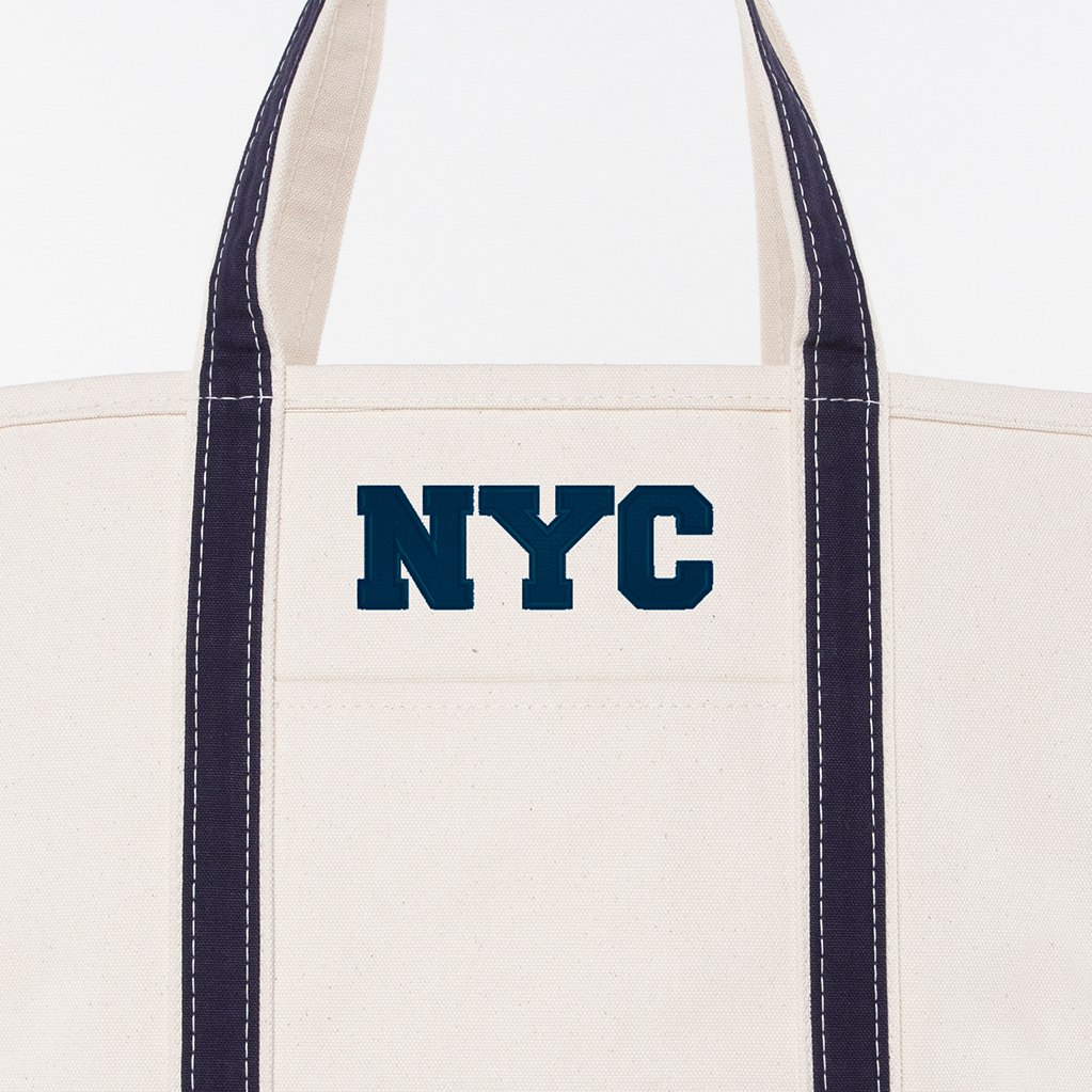 Navy Large Classic Tote - NYC