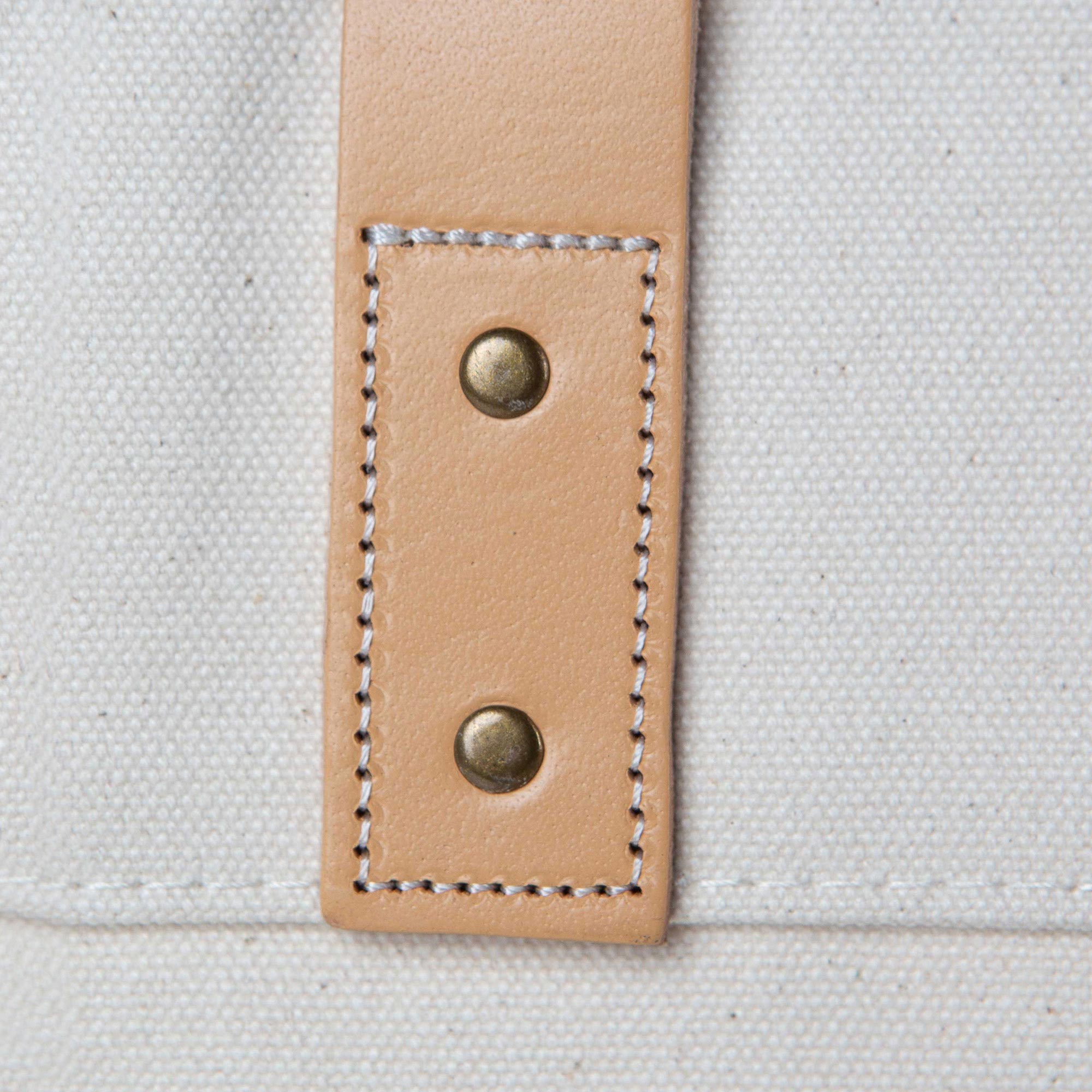 Genuine leather handles