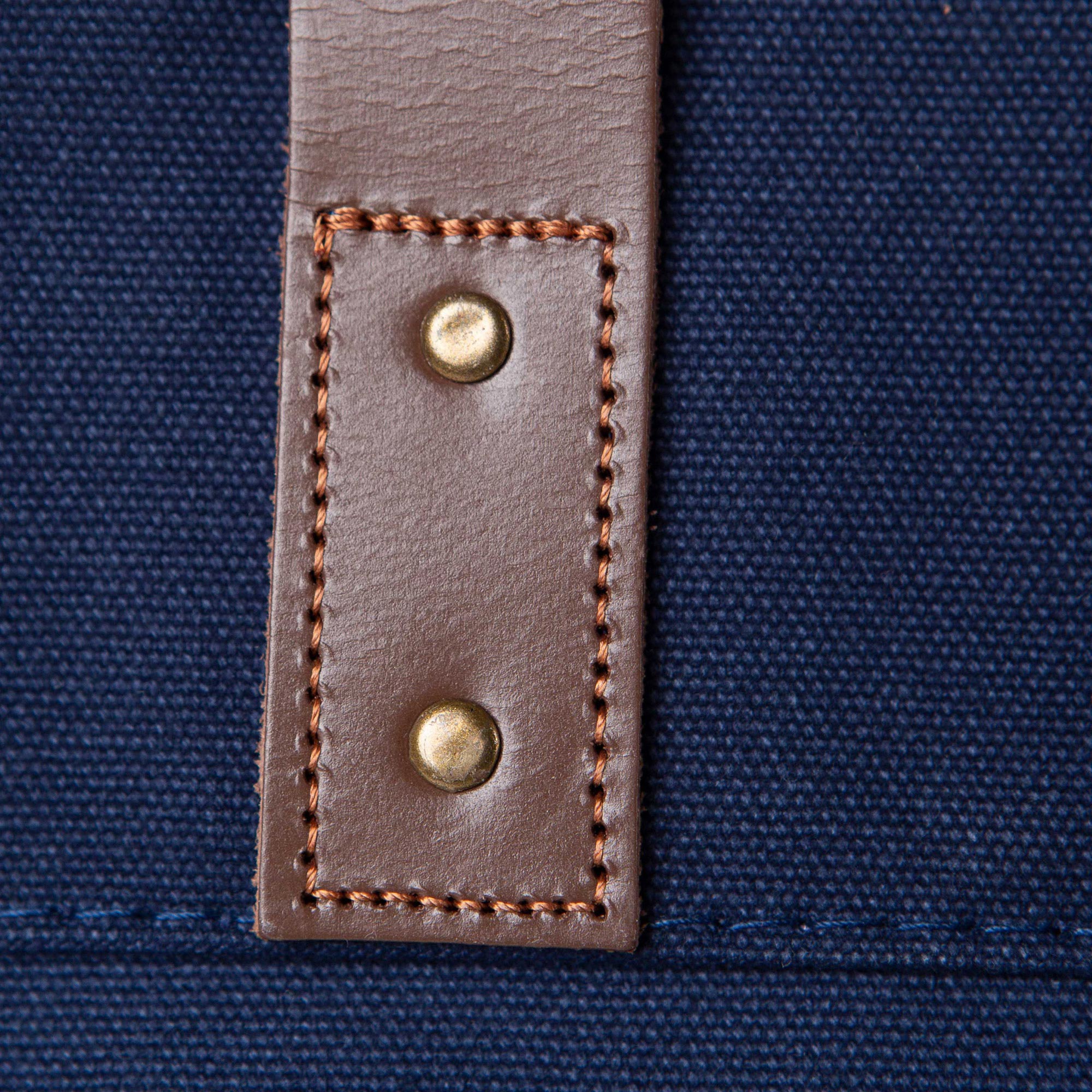 Genuine leather handles