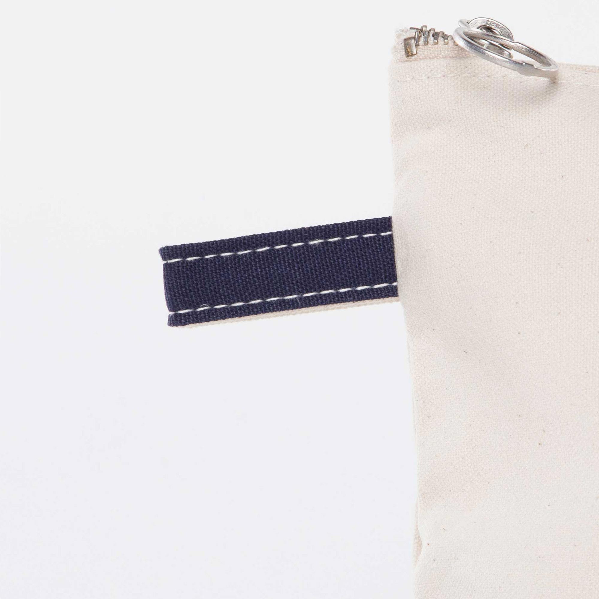 Finger loop in contrasting trim