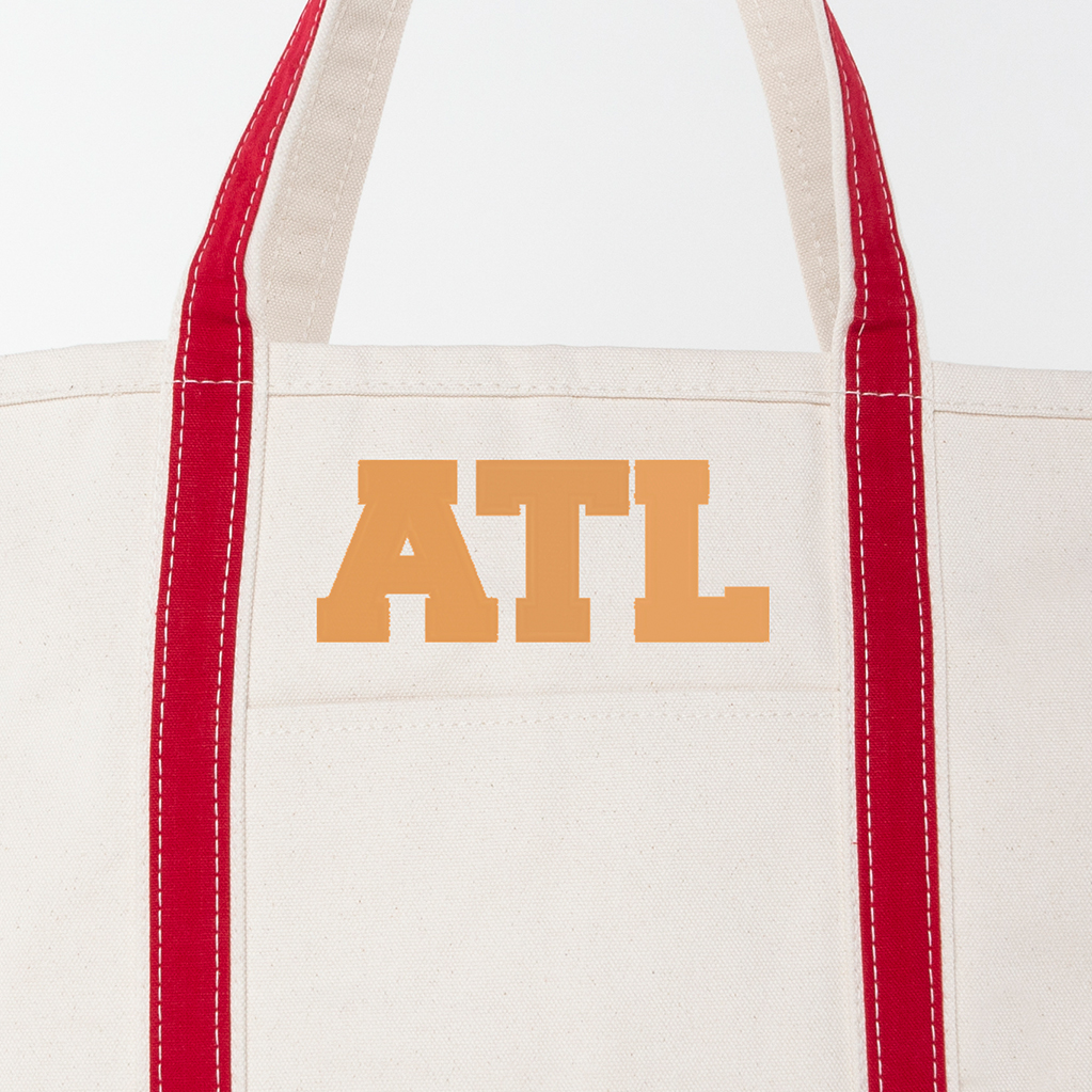 Red Large Classic Tote - ATL