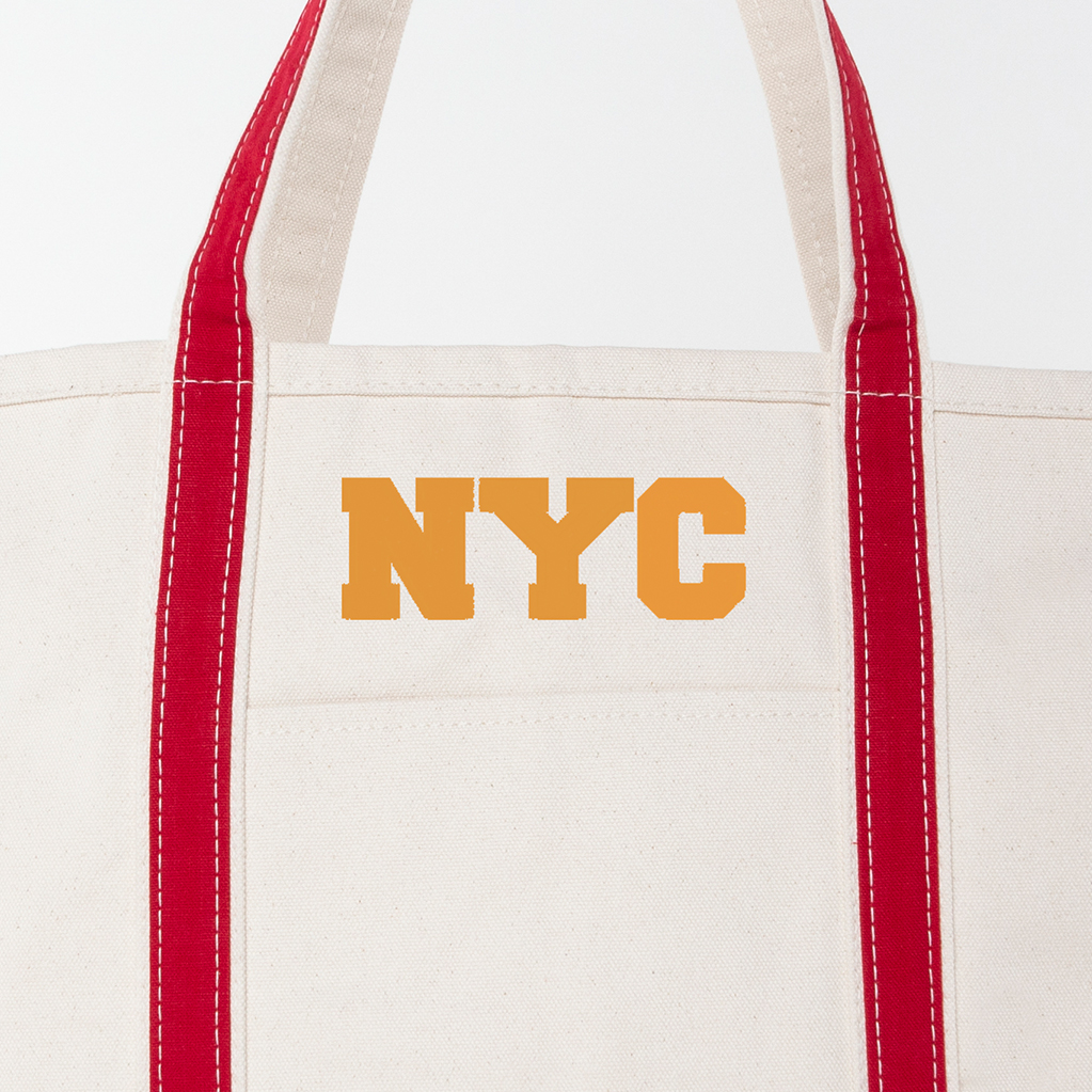 Red Large Classic Tote - NYC