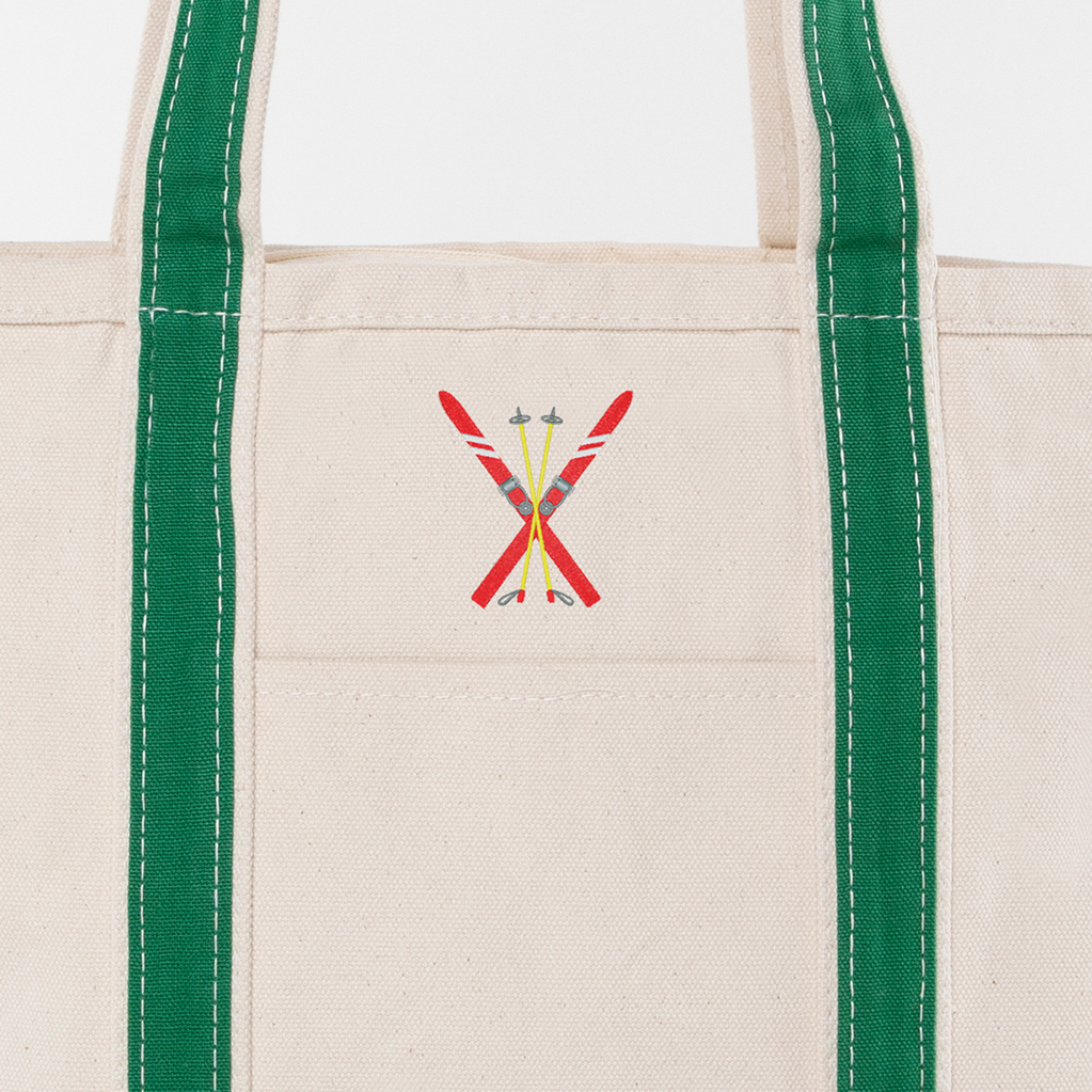 Emerald Medium Classic Tote - Ski