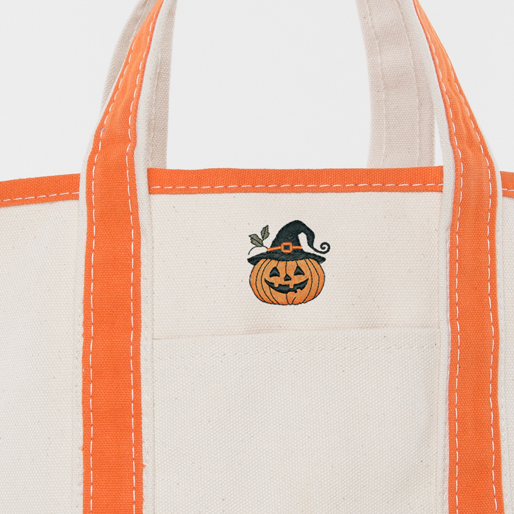 Orange Handy Open Top Tote - Pumpkin