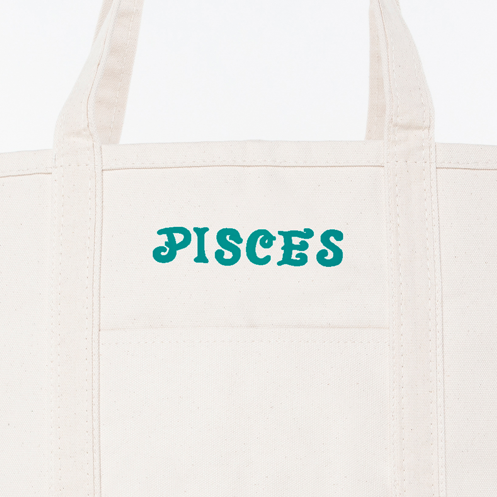 Large Classic Tote - Pisces