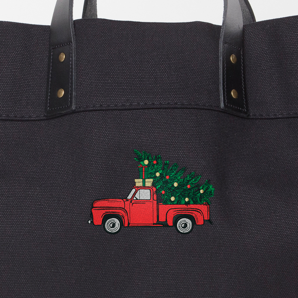 Solid Black Advantage Bag - Christmas Truck