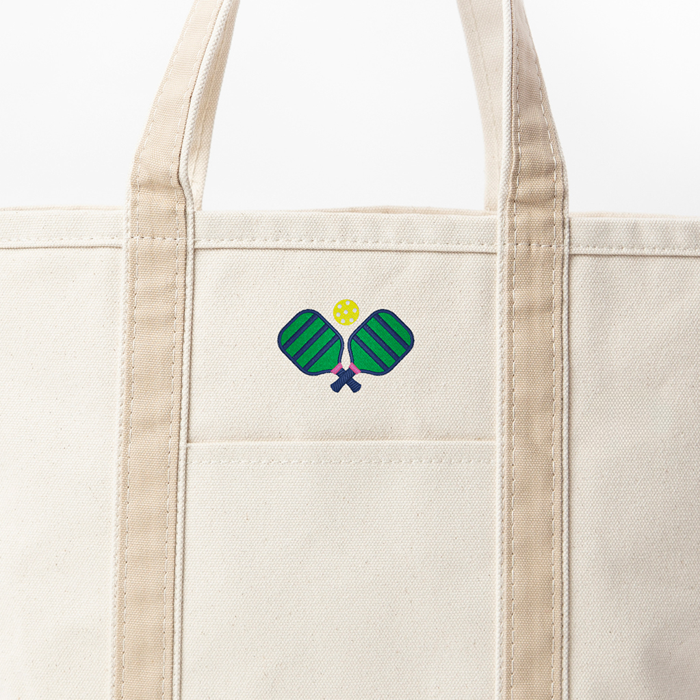 Safari Medium Classic Tote - Pickleball
