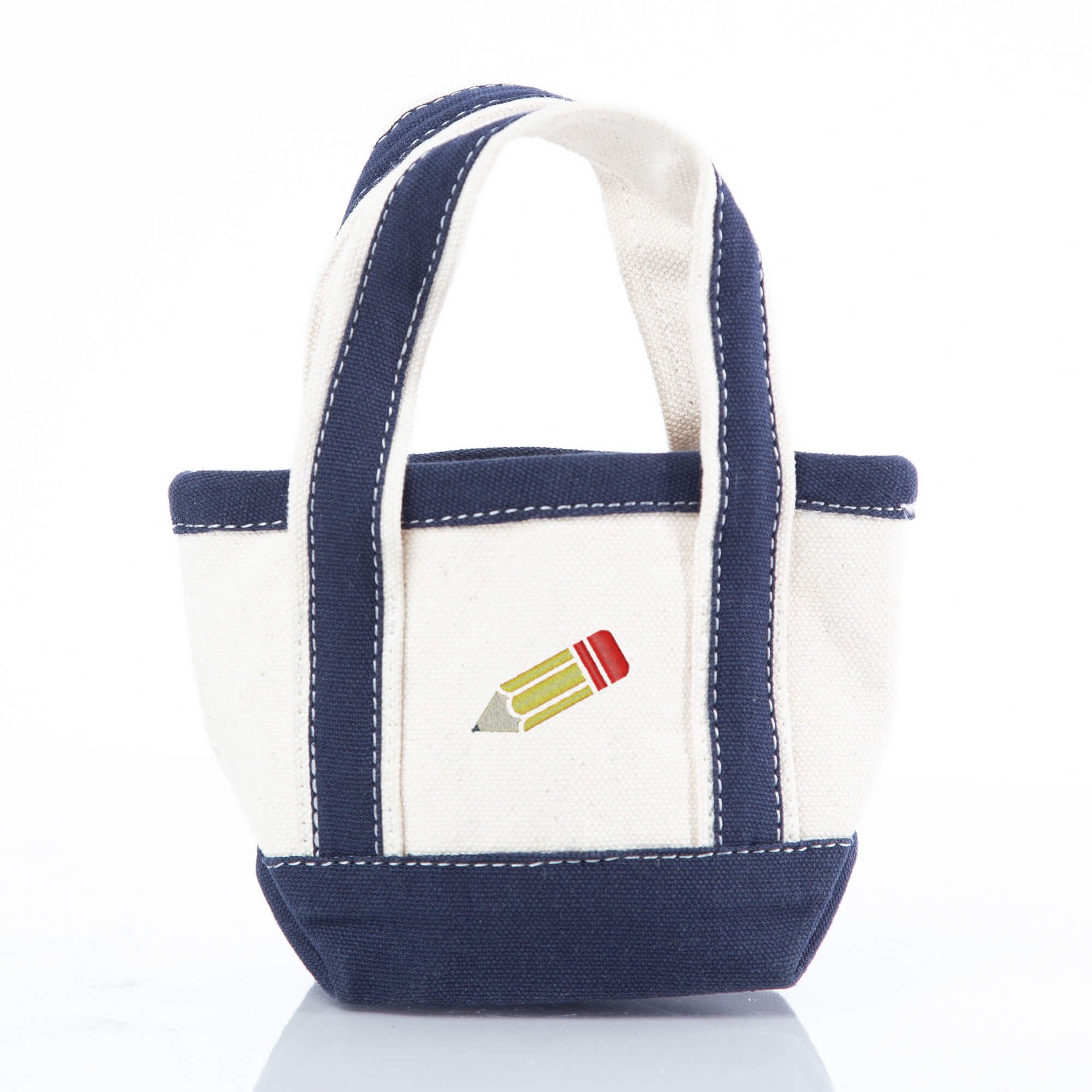 Mini Classic Tote in Navy, Brown, Black | CB Station