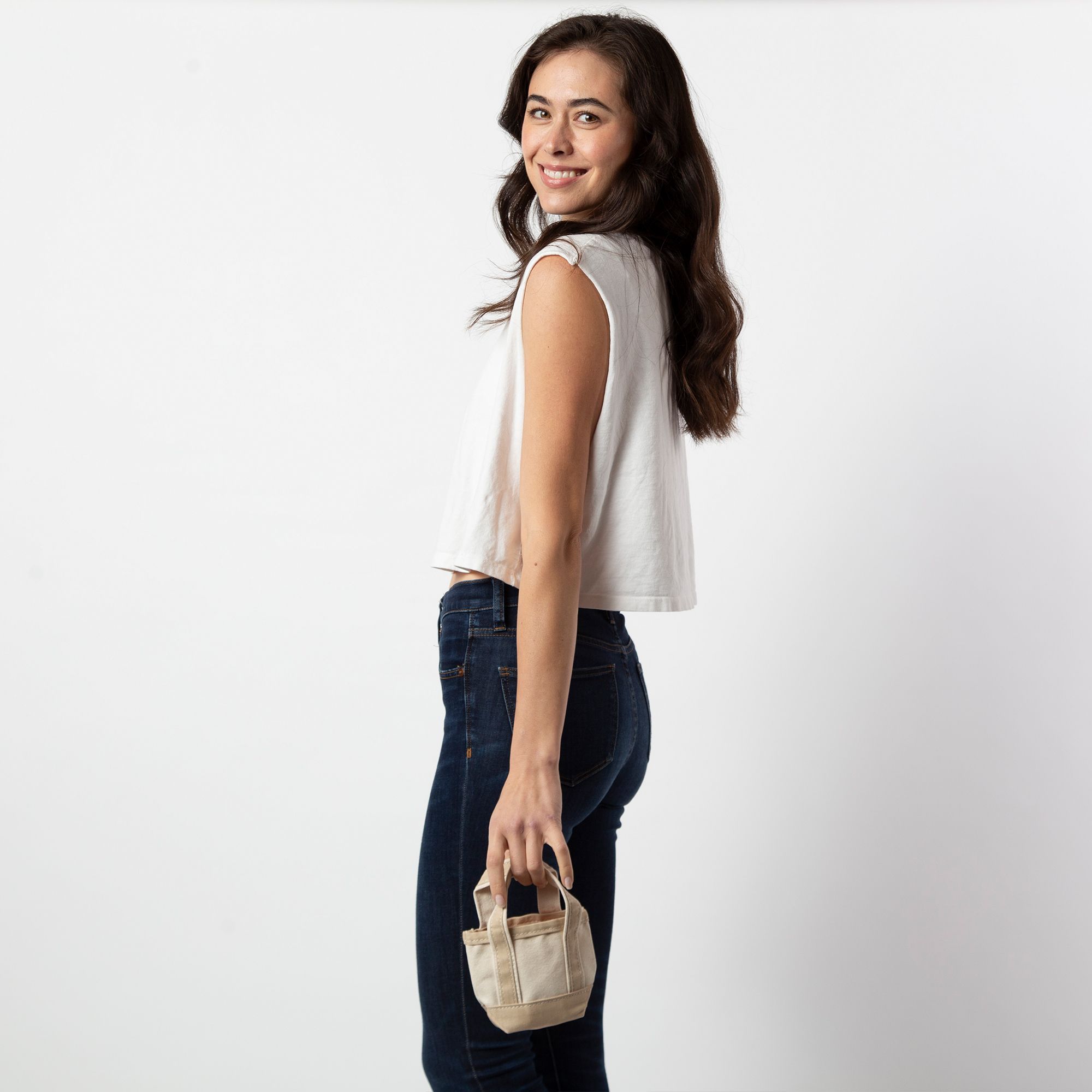 Mini Classic Tote in Navy, Brown, Black | CB Station