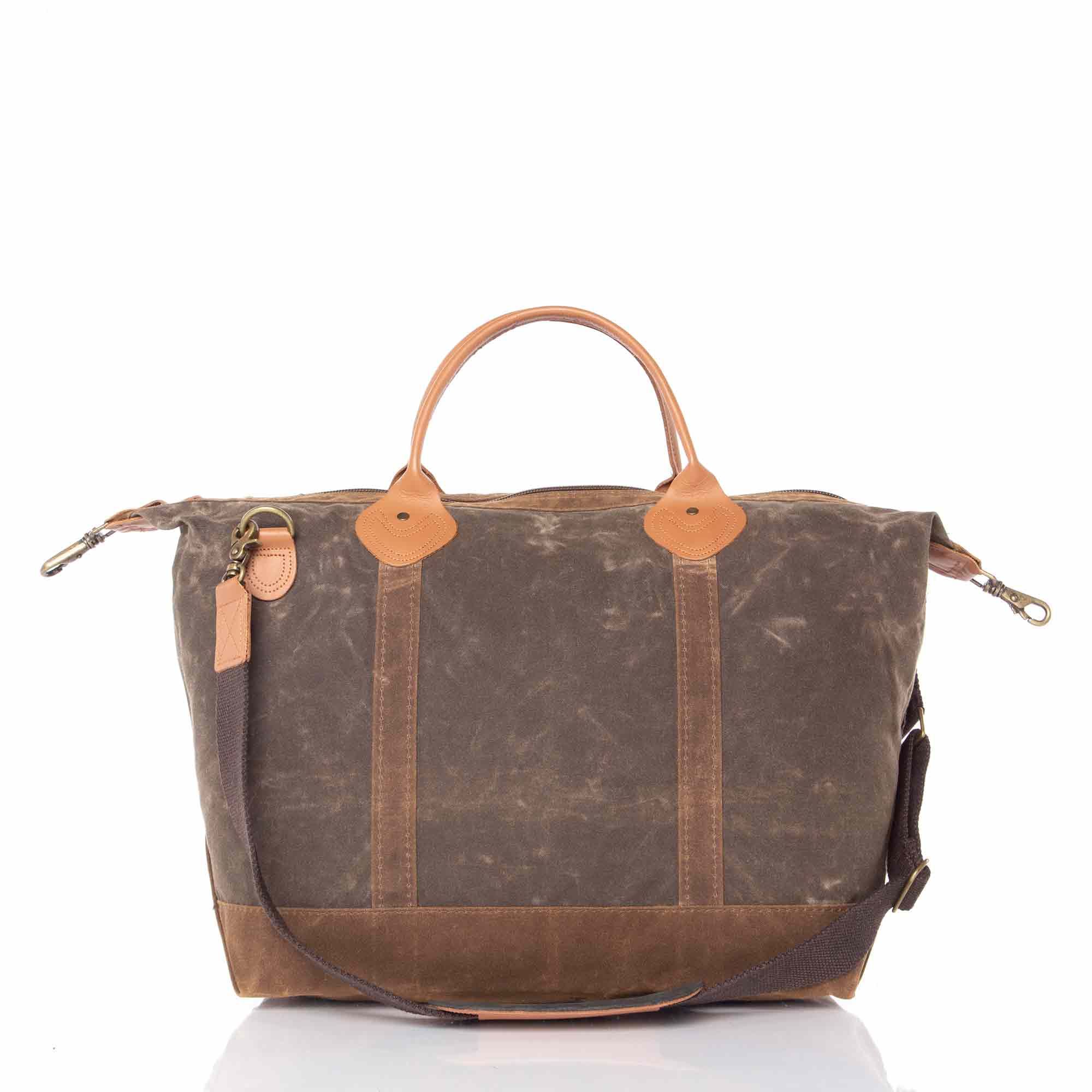 サーナイト　ワールズチャンピオンパック Waxed Canvas Weekender Bag in Olive, Black | CB Station