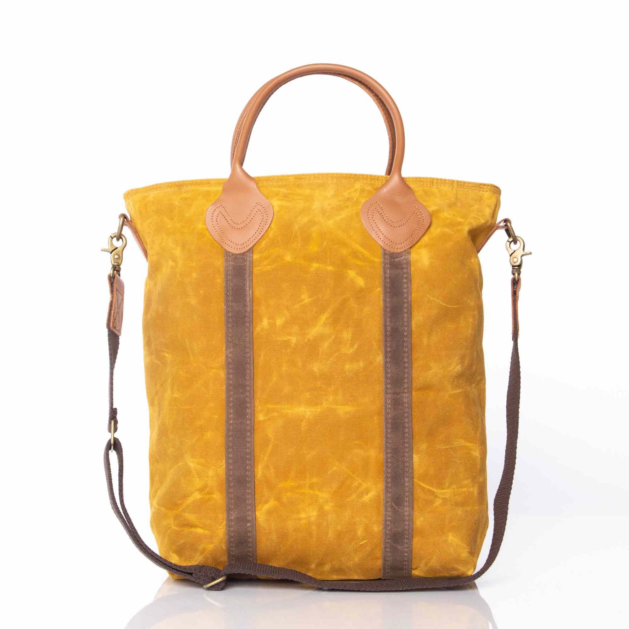 Waxed Canvas Flight Bags in Slate, Khaki, yellow, olive | CB Station