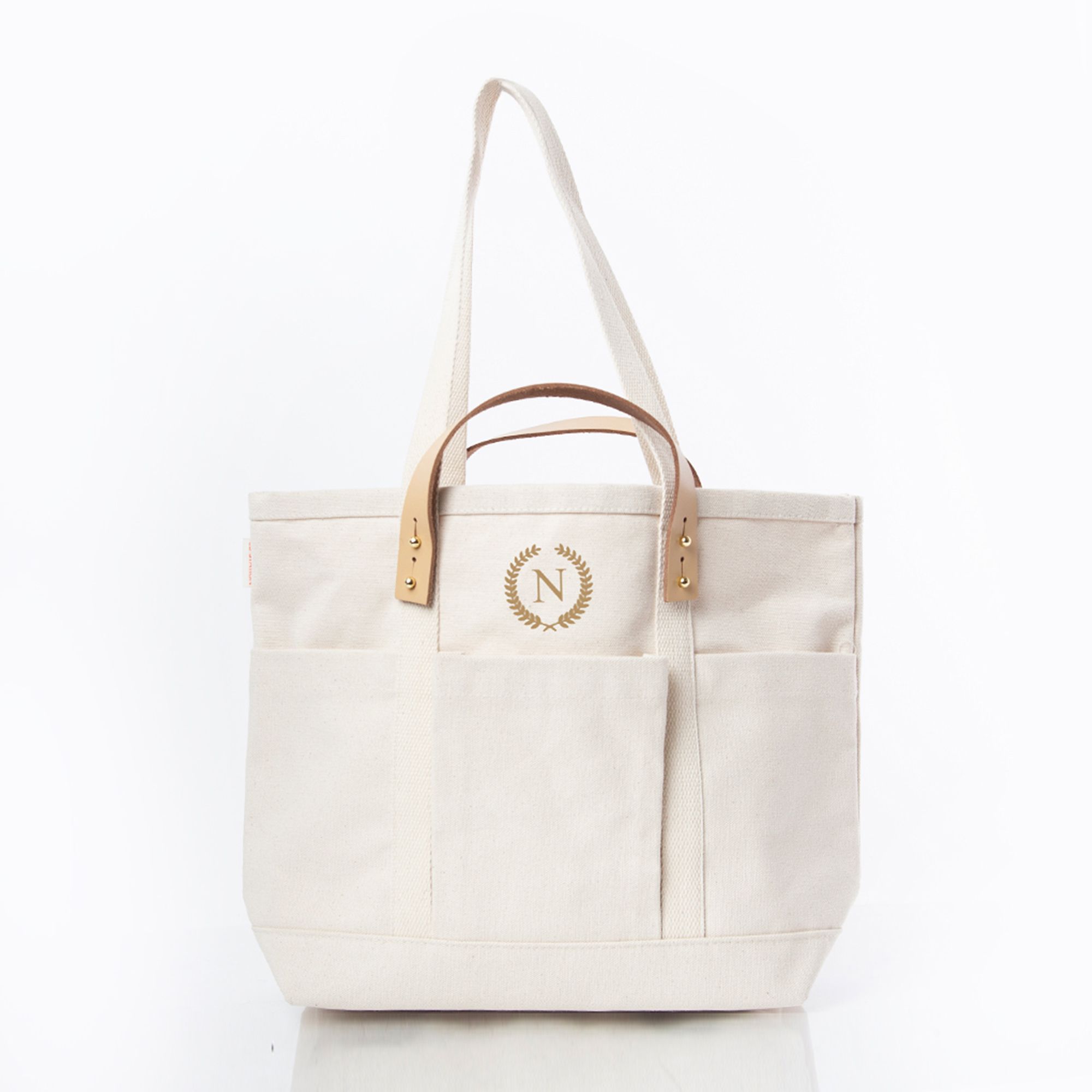CanvasCraft Leather-Handled Tote | CB Station