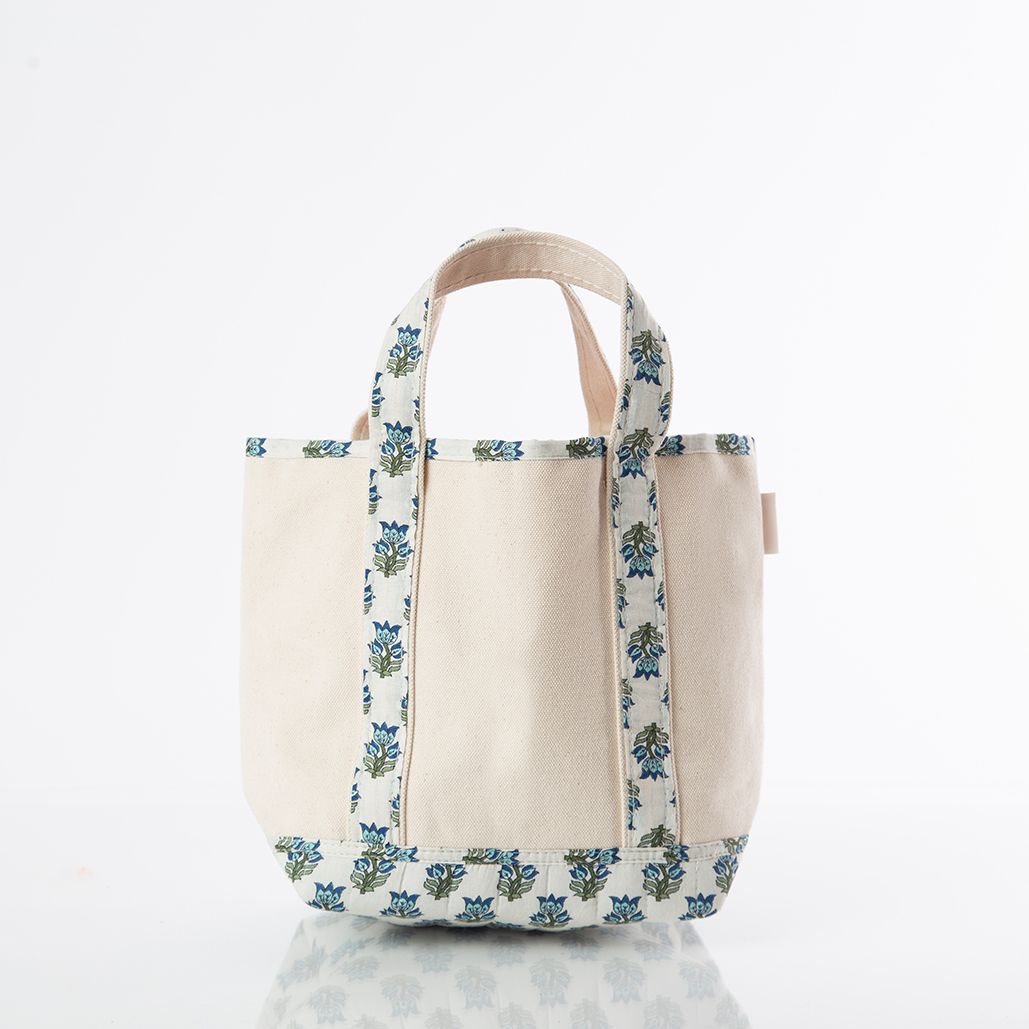 Block Print Handy Open Tote – Stylish & Functional | CB Station