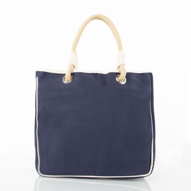 Canvas Rope Totes in Navy, Black, Green CB Station