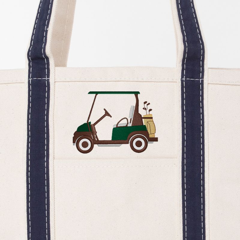 Navy Medium Classic Tote - Golf