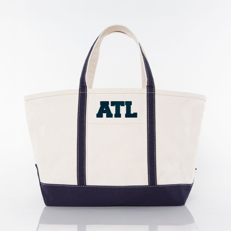 Navy Large Classic Tote - ATL