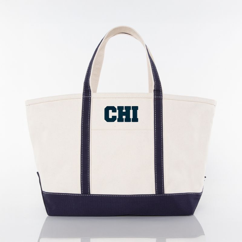 Navy Large Classic Tote - CHI