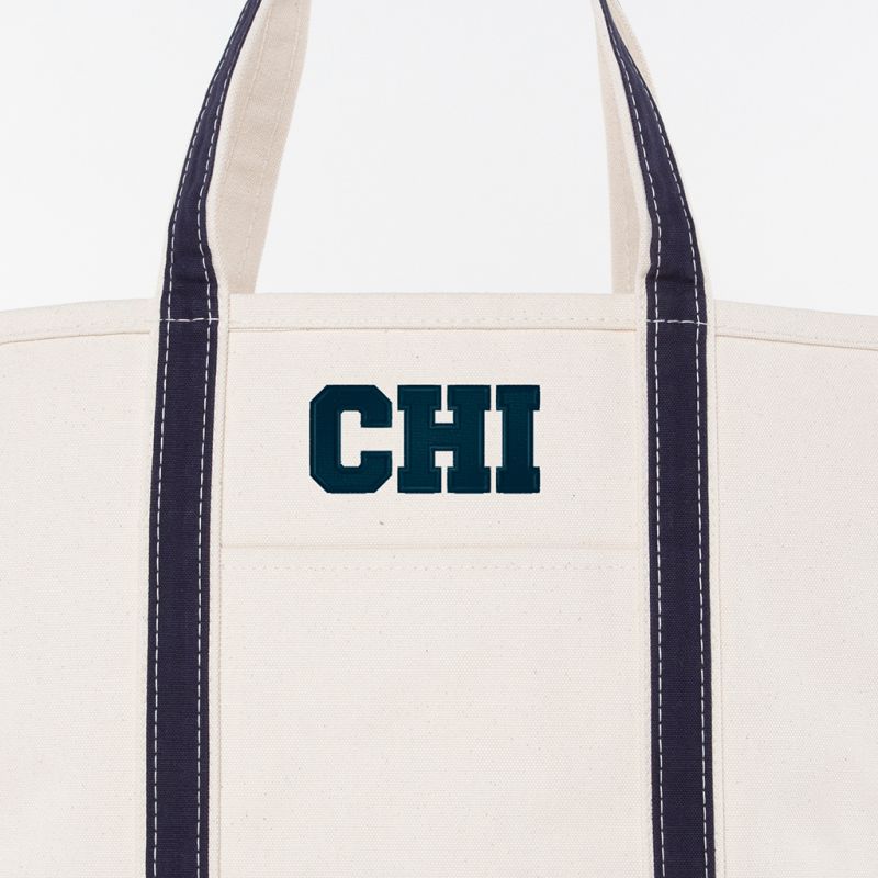 Navy Large Classic Tote - CHI