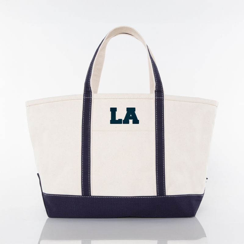Navy Large Classic Tote - LA