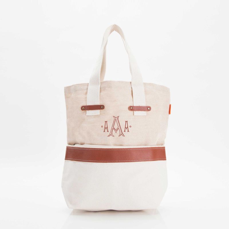 Jute and Canvas Tote