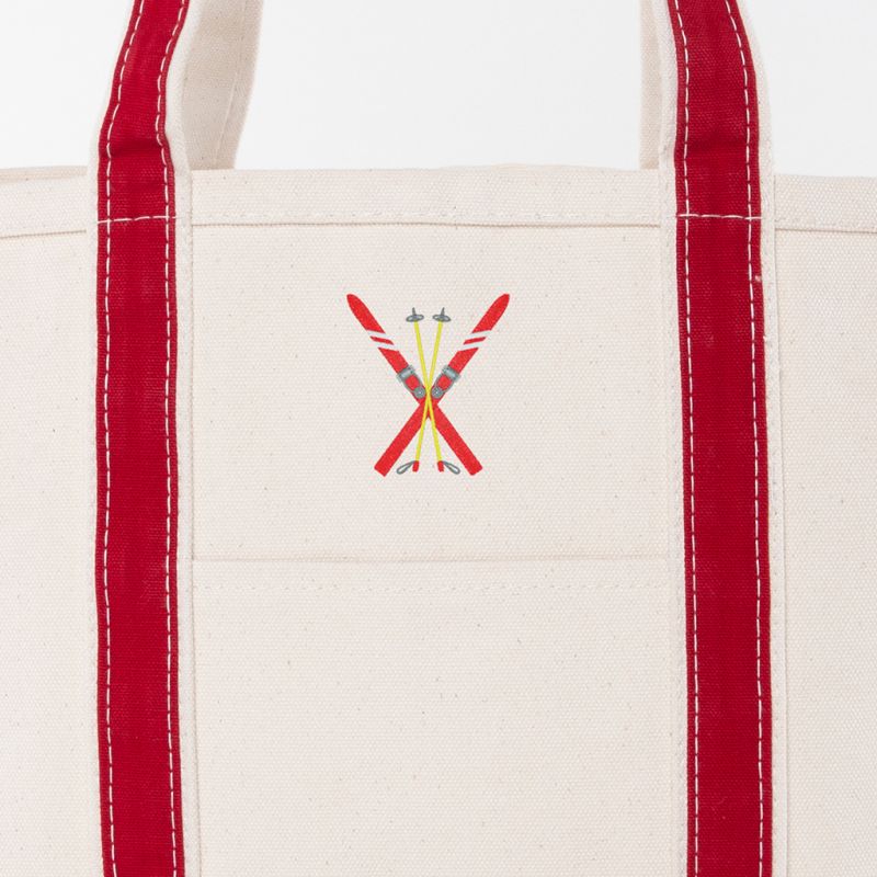 Red Medium Classic Tote - Ski