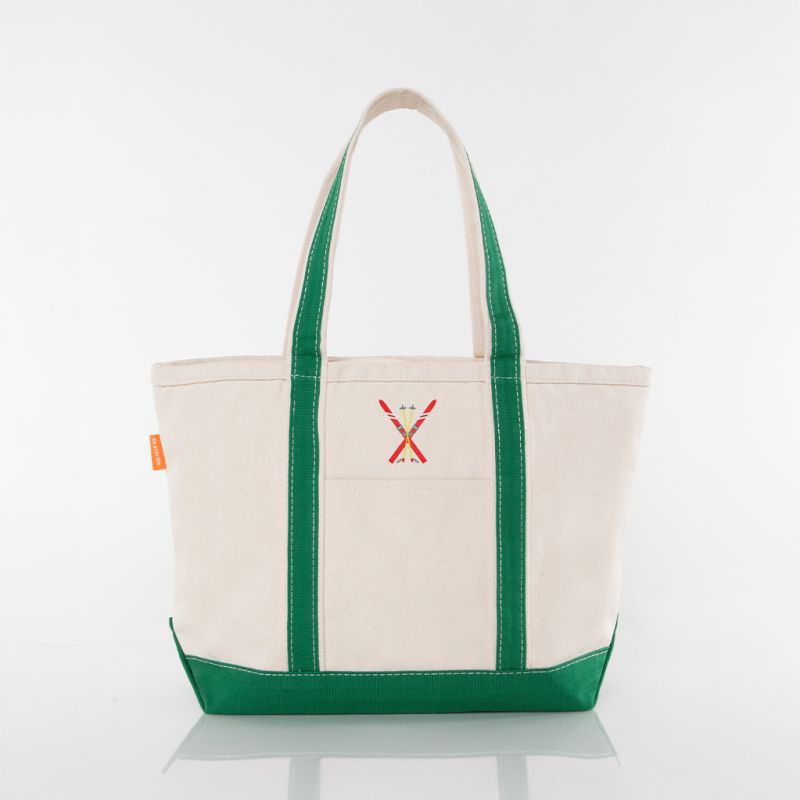 Emerald Medium Classic Tote - Ski