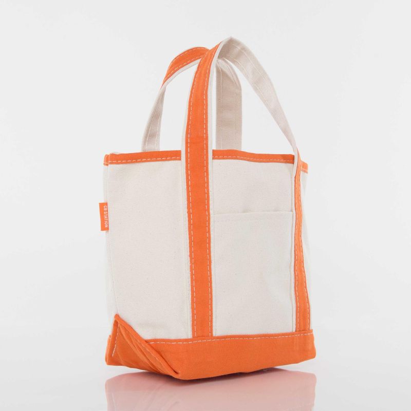 Orange Handy Open Top Tote - Pumpkin