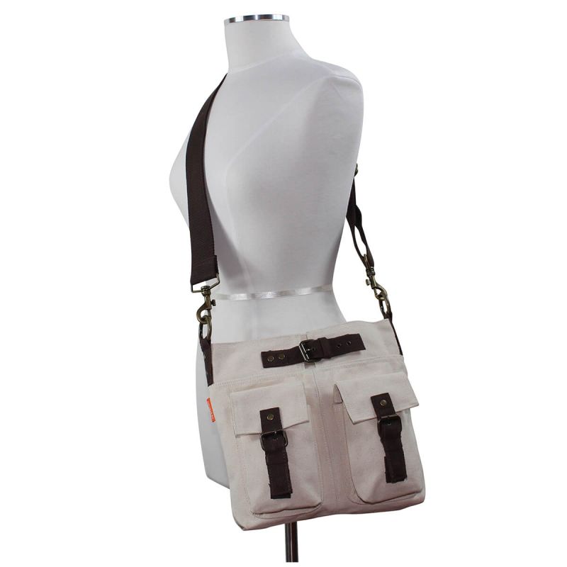 Crossbody Satchel Natural