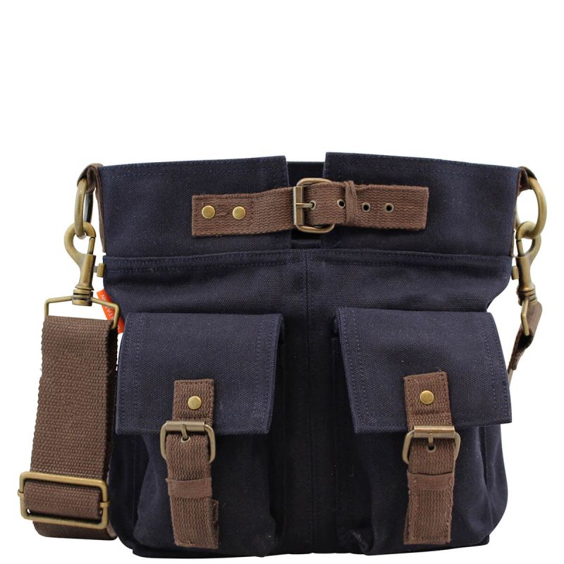 Crossbody Satchel Navy