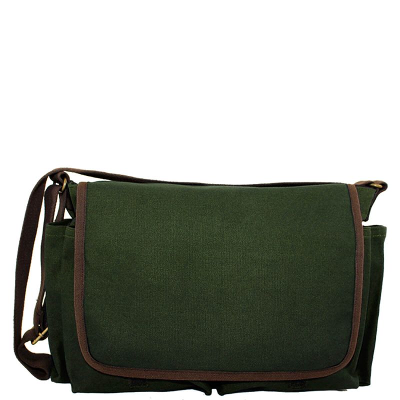 Laptop Messenger - Olive
