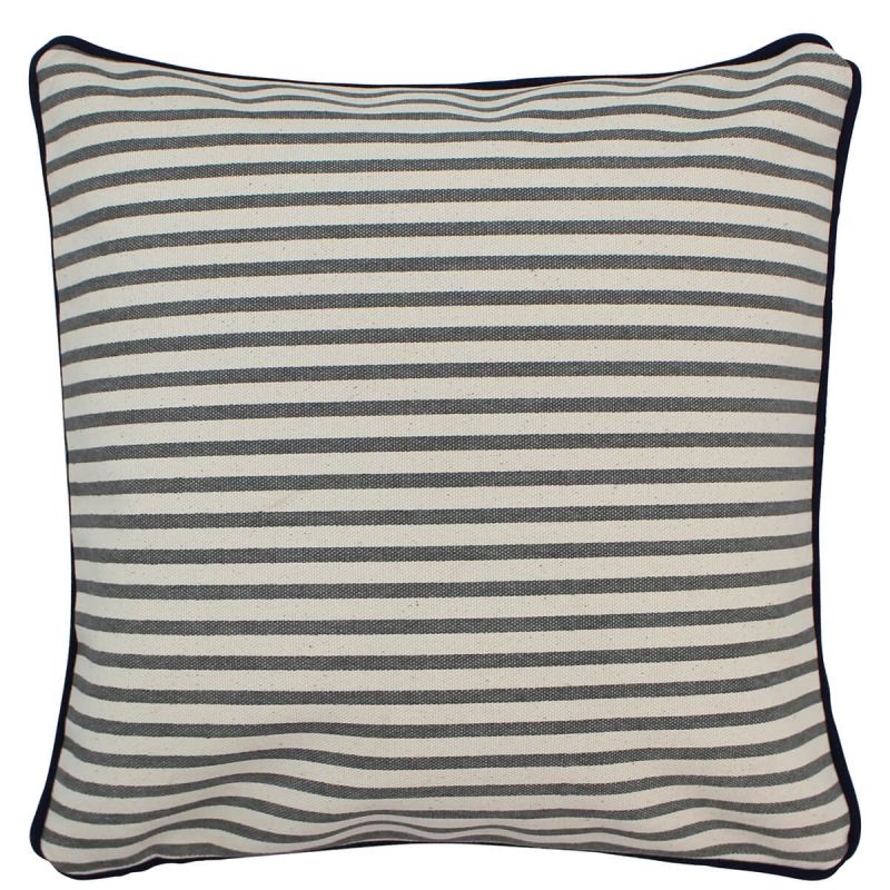 Pillow Gray Stripes With Insert 12 x 12