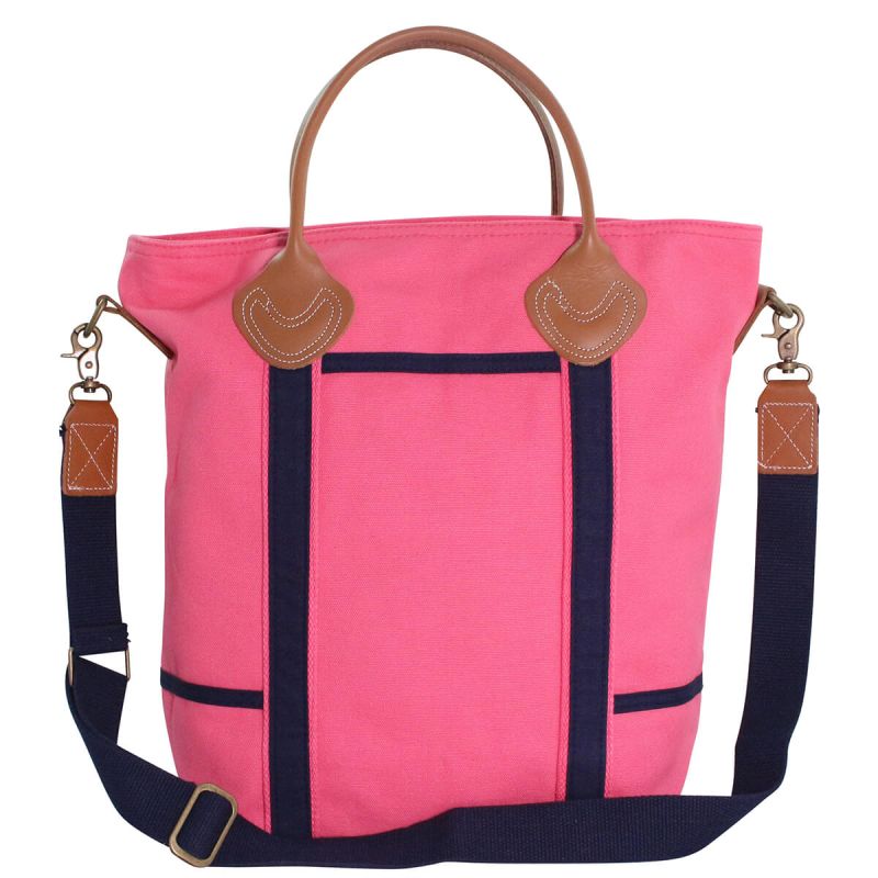 Flight Travel Bag Solid Coral & Navy