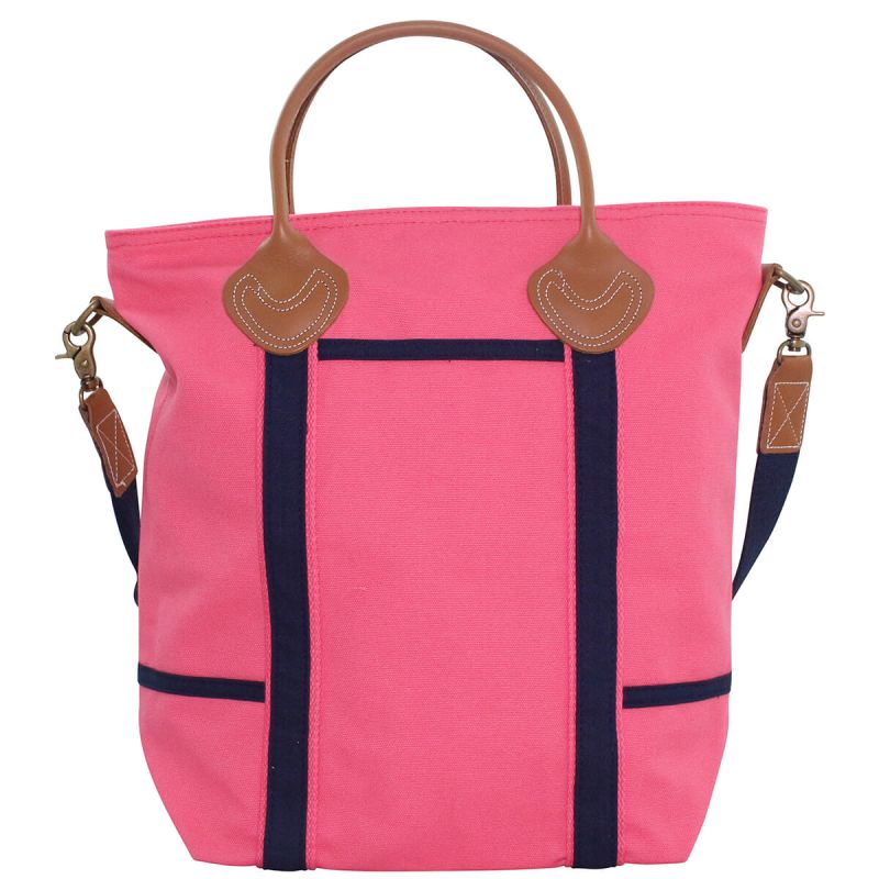 Flight Travel Bag Solid Coral & Navy