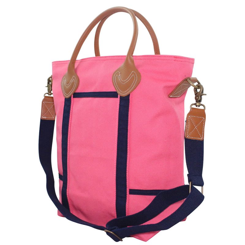 Flight Travel Bag Solid Coral & Navy