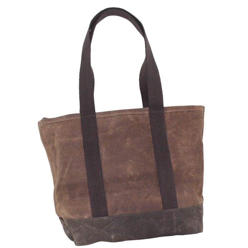 Waxed Canvas Medium Classic Tote Khaki