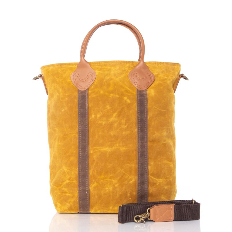 Waxed Canvas Flight Bags in Slate, Khaki, yellow, olive | CB Station