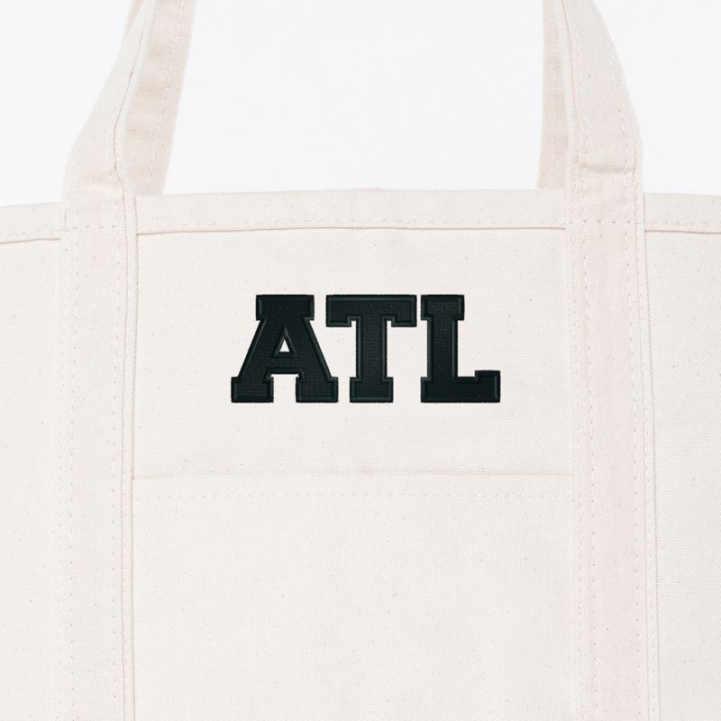 Natural Large Classic Tote - ATL