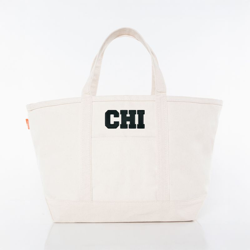 Natural Large Classic Tote - CHI