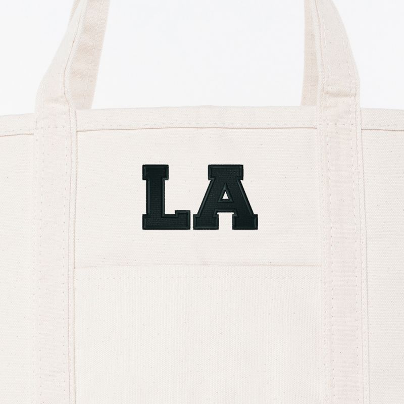 Natural Large Classic Tote - LA
