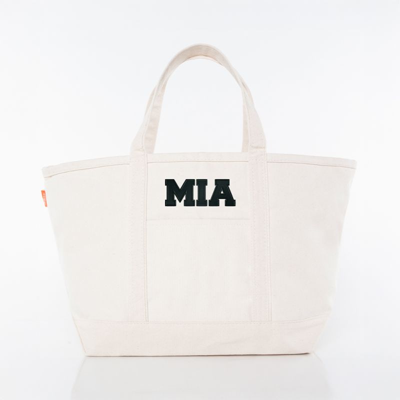 Natural Large Classic Tote - MIA