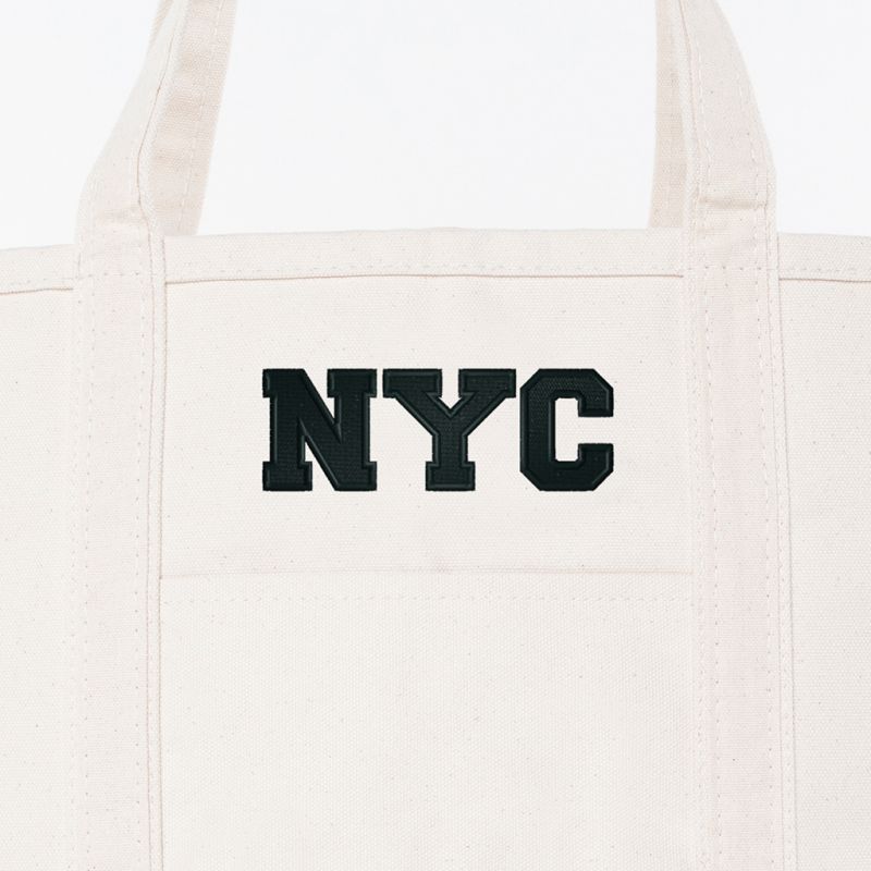 Natural Large Classic Tote - NYC