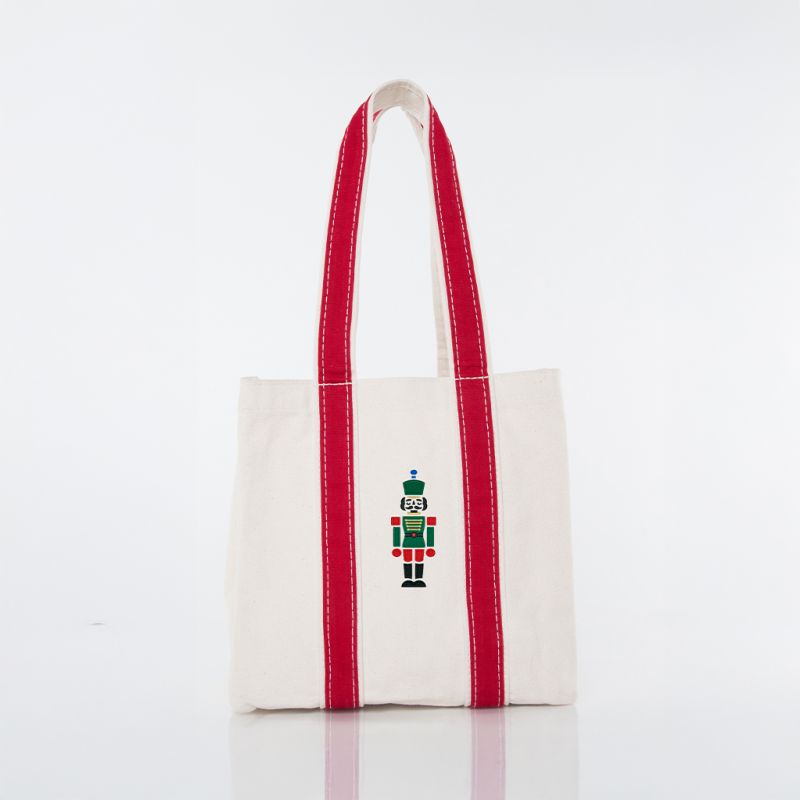 Red Four Bottle Wine Carrier - Nutcracker