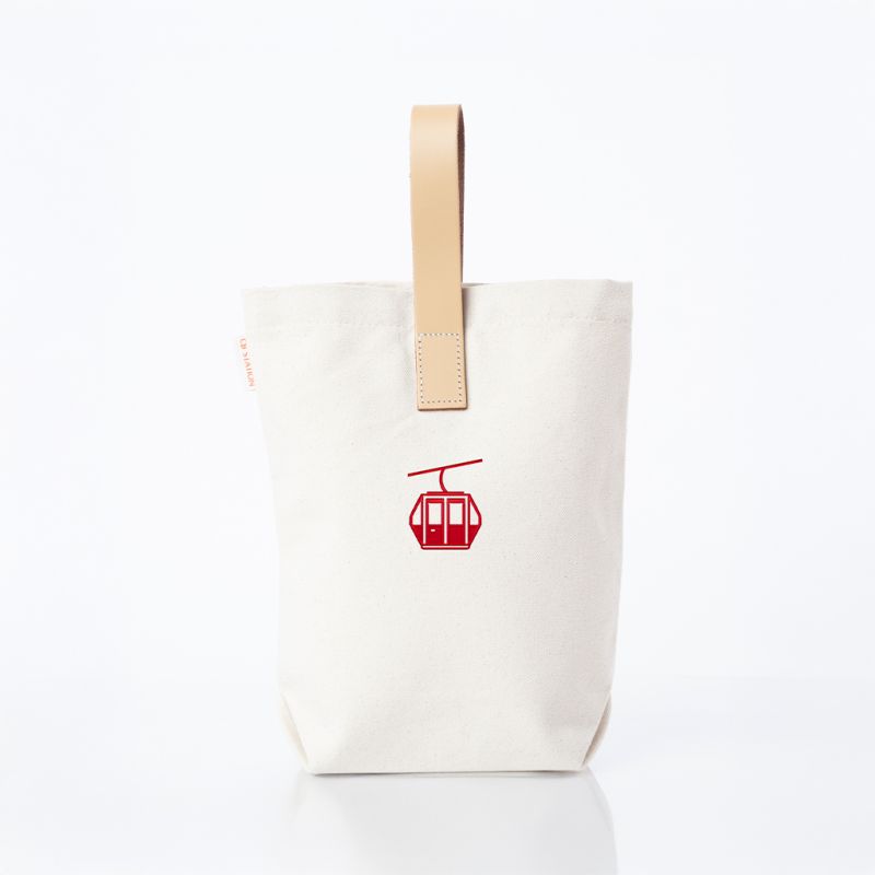 Leather-Grip Wine Carrier for Two Bottles - Gondola