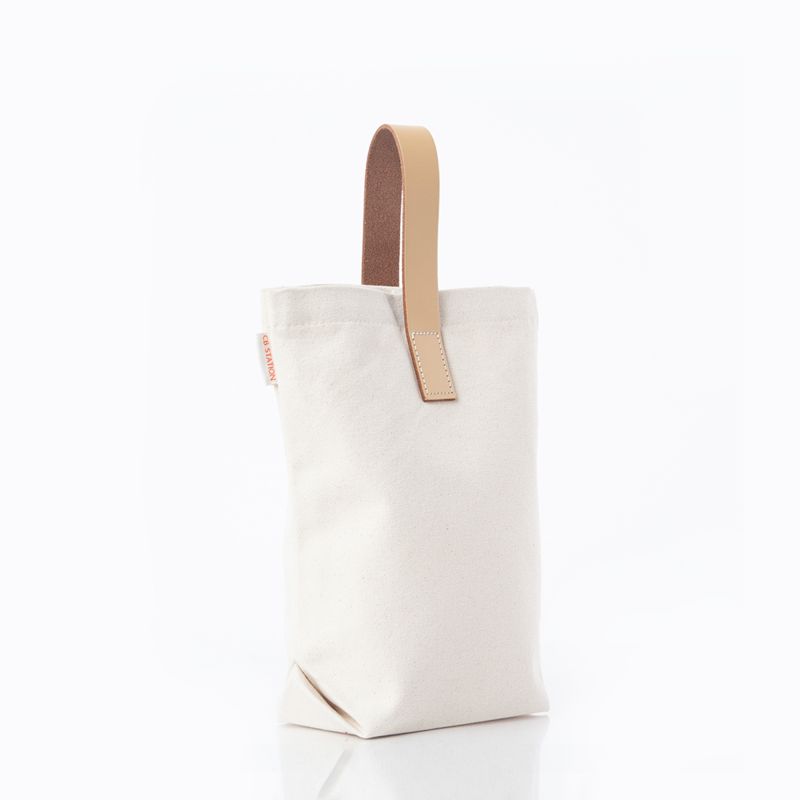 Leather-Grip Wine Carrier for Two Bottles - Ski