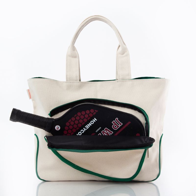 Natural & Emerald Pickleball Bag - Pickleball
