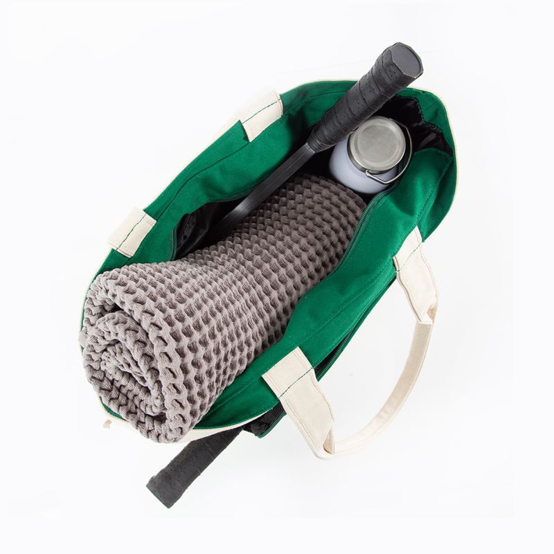 Natural & Emerald Pickleball Bag - Pickleball