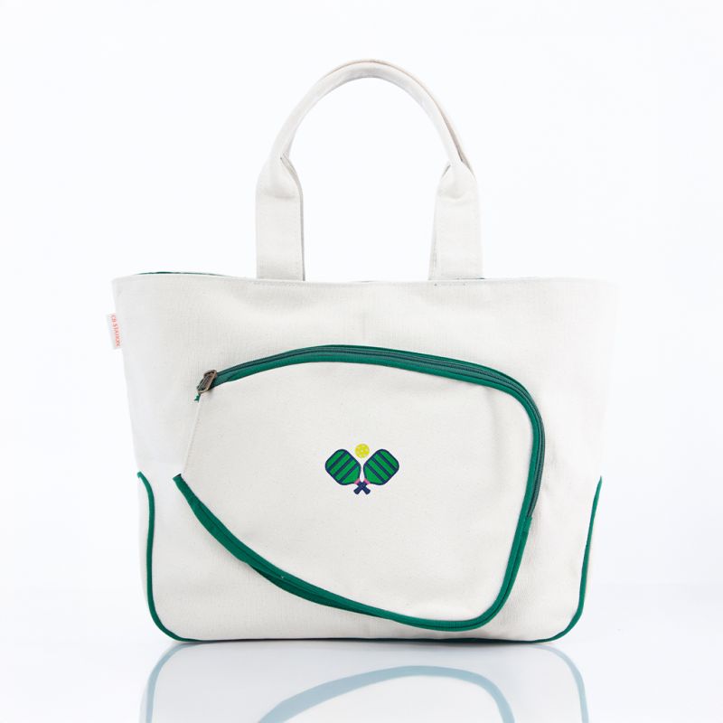 Natural & Emerald Pickleball Bag - Pickleball