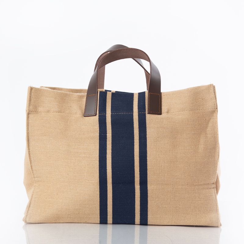 Jute & Leather Satchel | CB Station