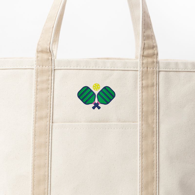 Safari Medium Classic Tote - Pickleball